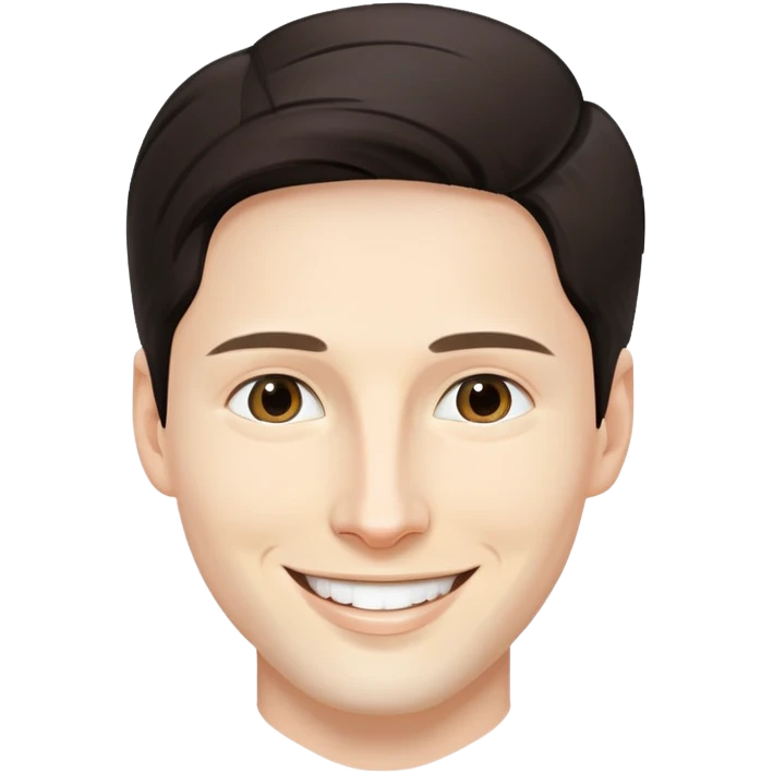 generate realistic detailed pavel durov form Telegram emoji