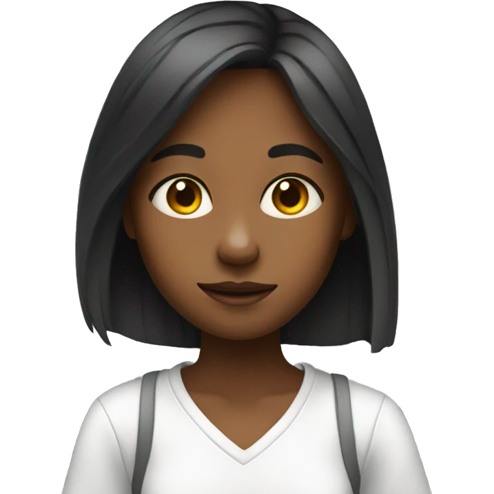 Girl drawing on tablet emoji