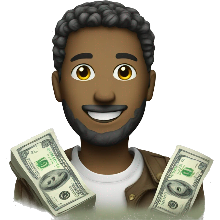 Profit with Dollar emoji