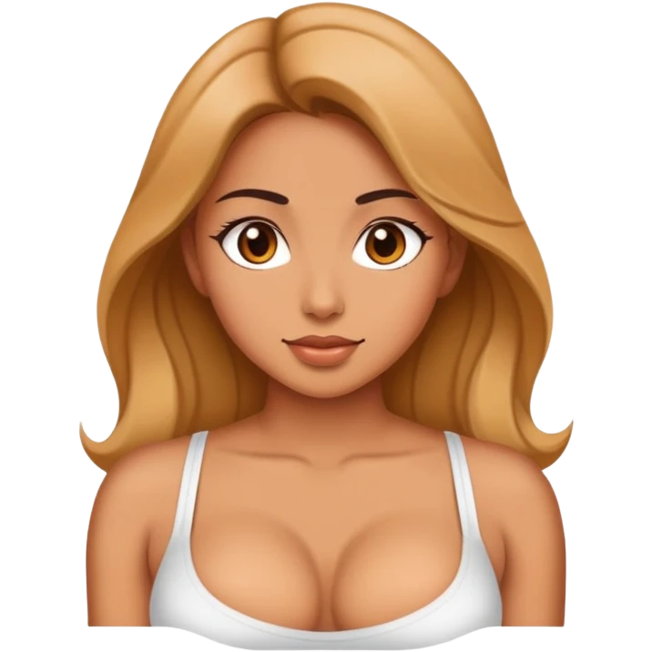 Woman with beautiful breasts  emoji
