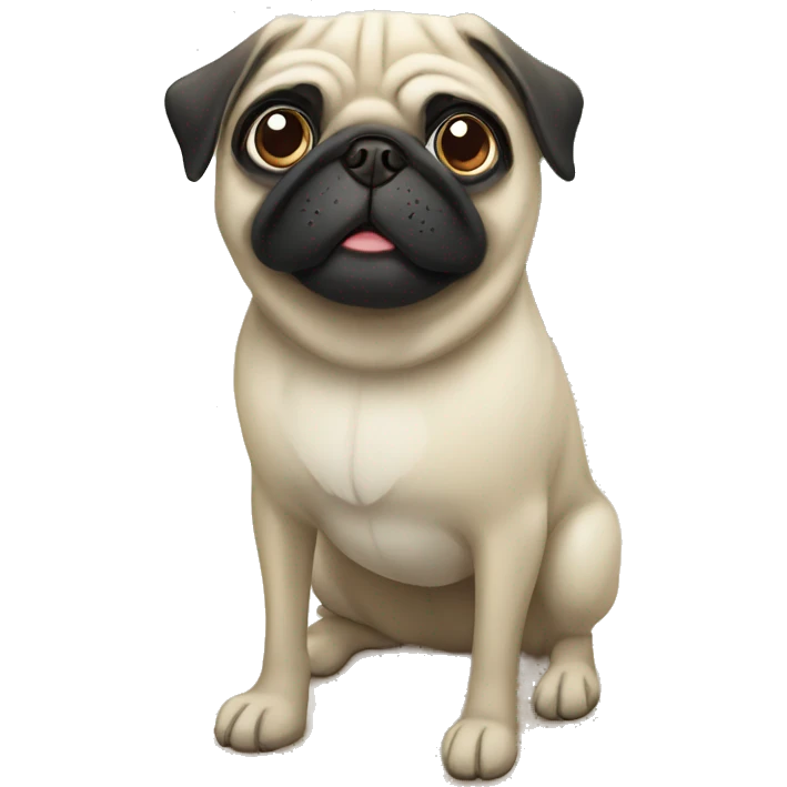 pug dog emoji