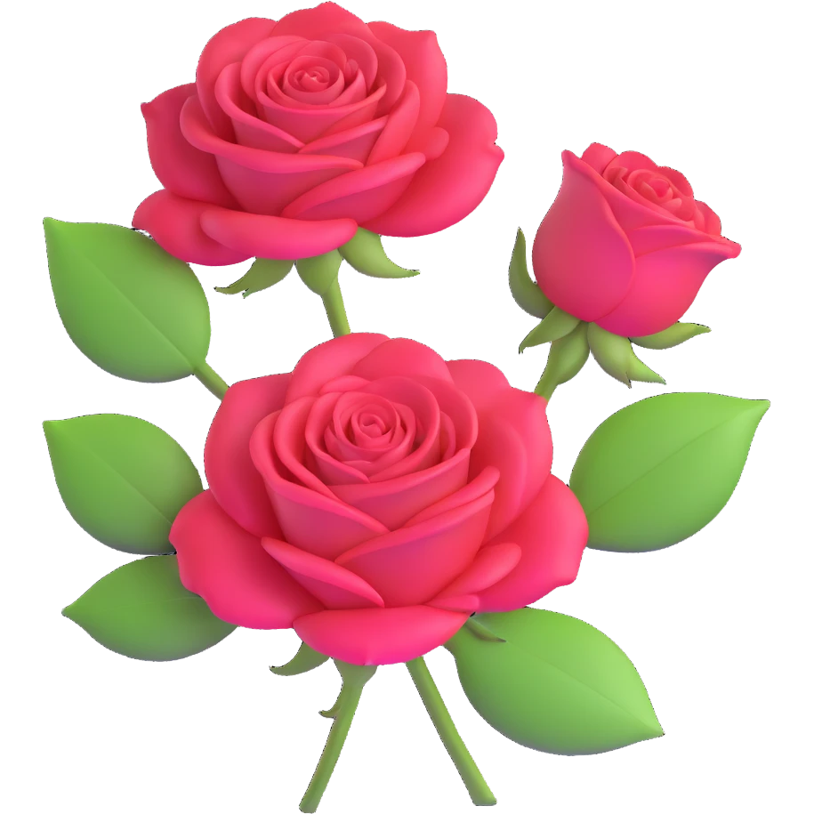 beautiful rose with Hindi text Husn meaning beauty emoji