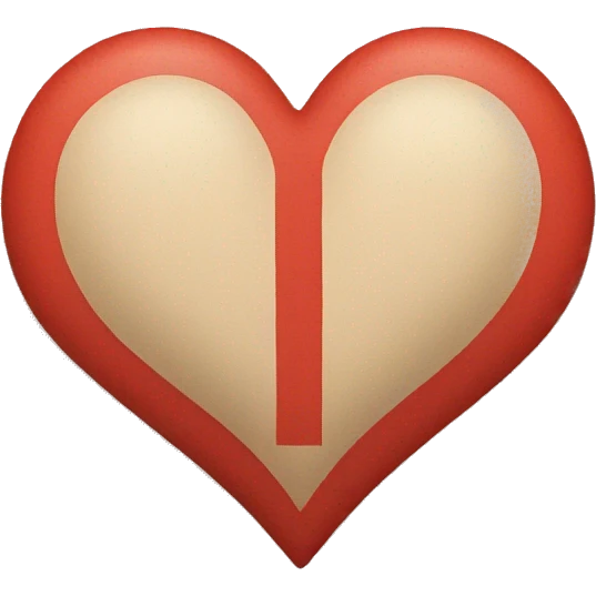 Heart with two red lines emoji