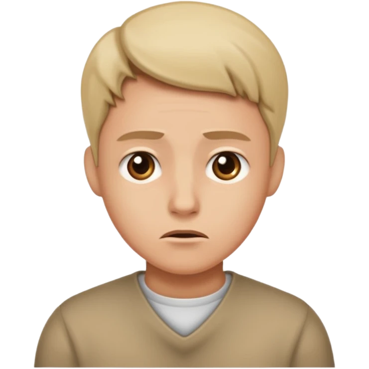 Doubtful facial expression  emoji