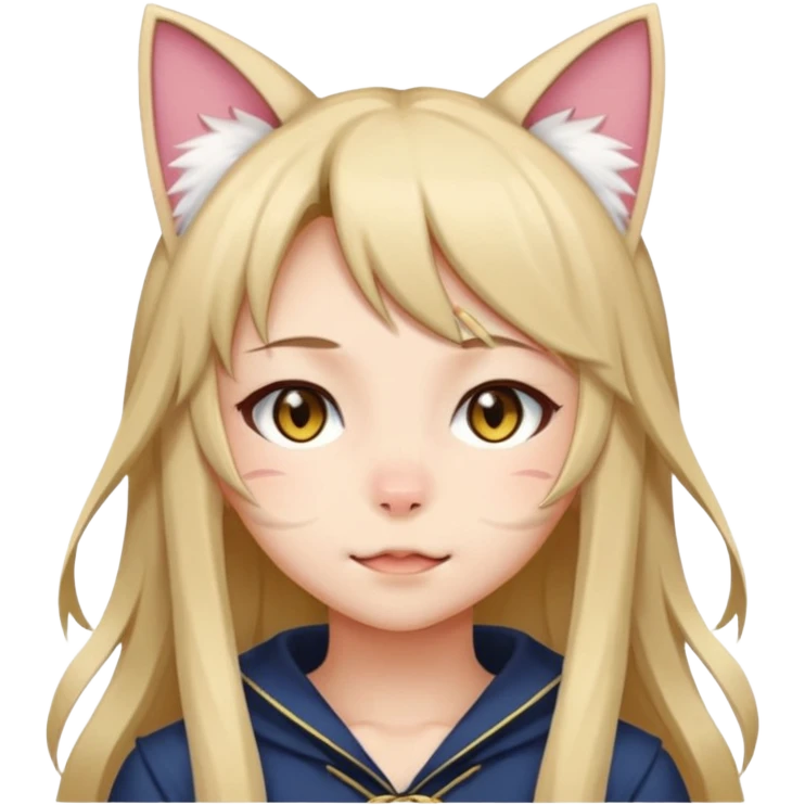Neko girl emoji
