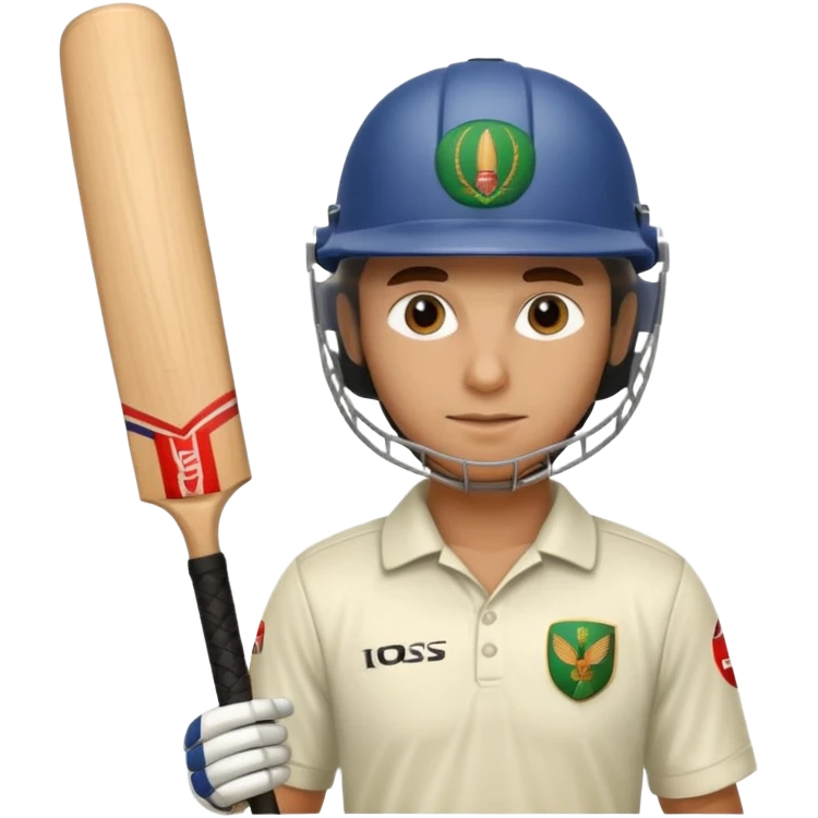 cricket batsman emoji
