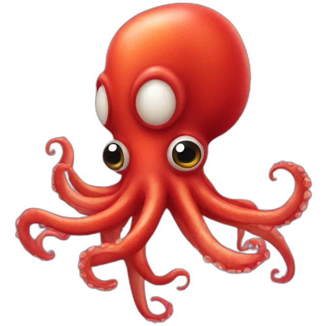 red squid emoji