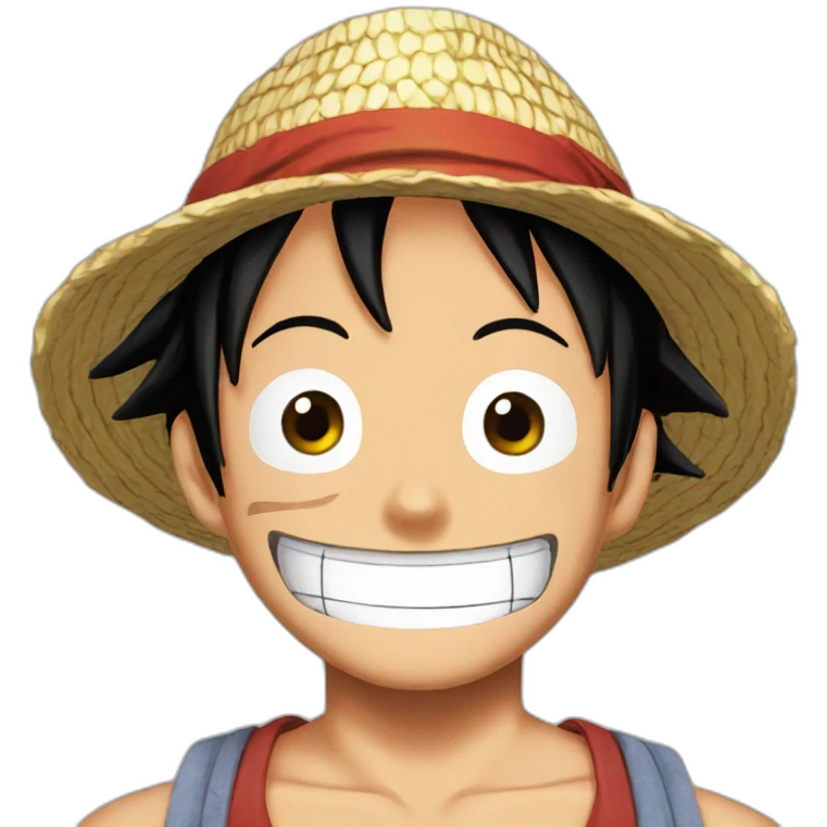 luffy one piece emoji