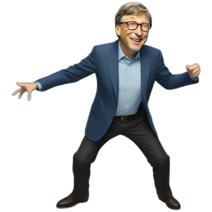 Bill Gates dance emoji