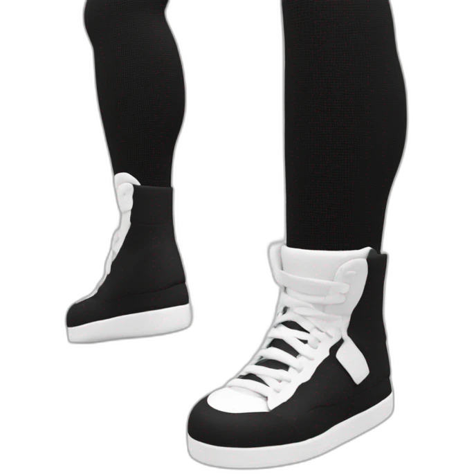 Micheal Jackson dancing shoe black white sock emoji