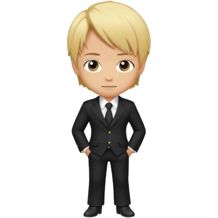 Related to chibi anime style characters of sanji animes character in 2d emoji
