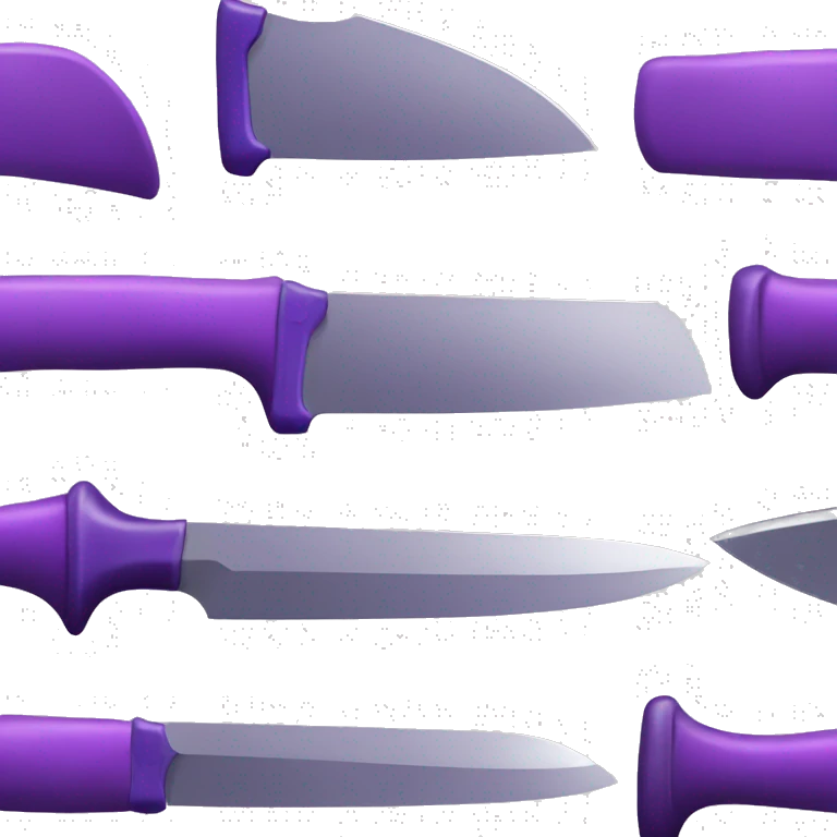 purple knife emoji