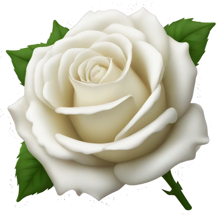 white rose emoji