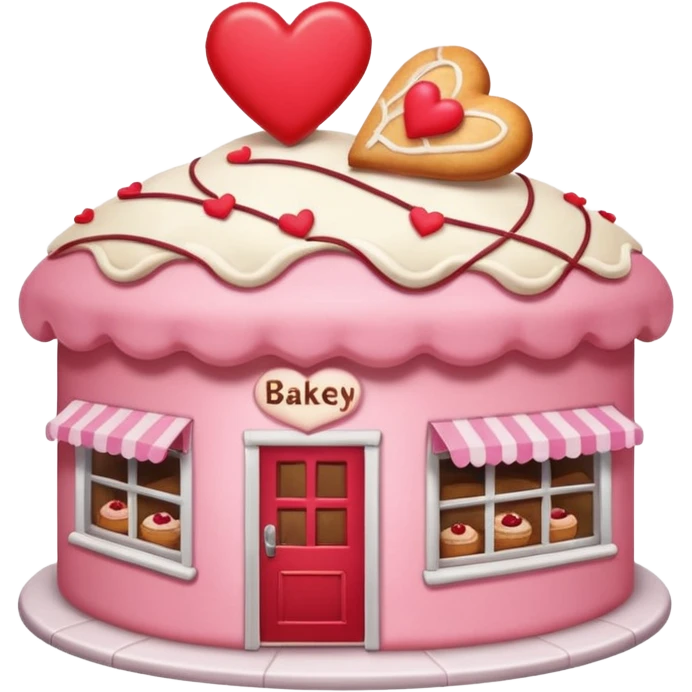 Cute pink Bakery emoji