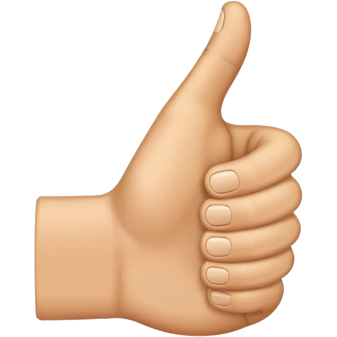 thumbs up hand emoji