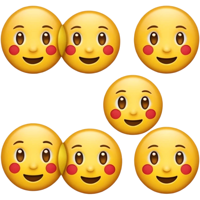 Emoji rond et jaune qui regarde à gauche emoji