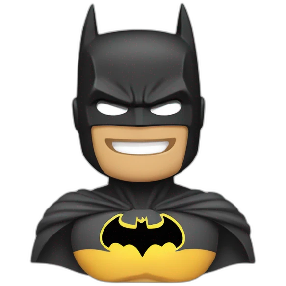 Batman qui fait coucou emoji