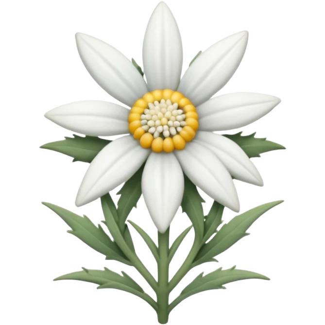 edelweiss realista emoji