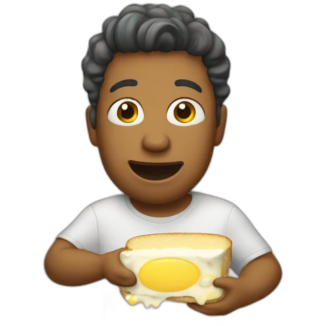 eating mayonnaise emoji