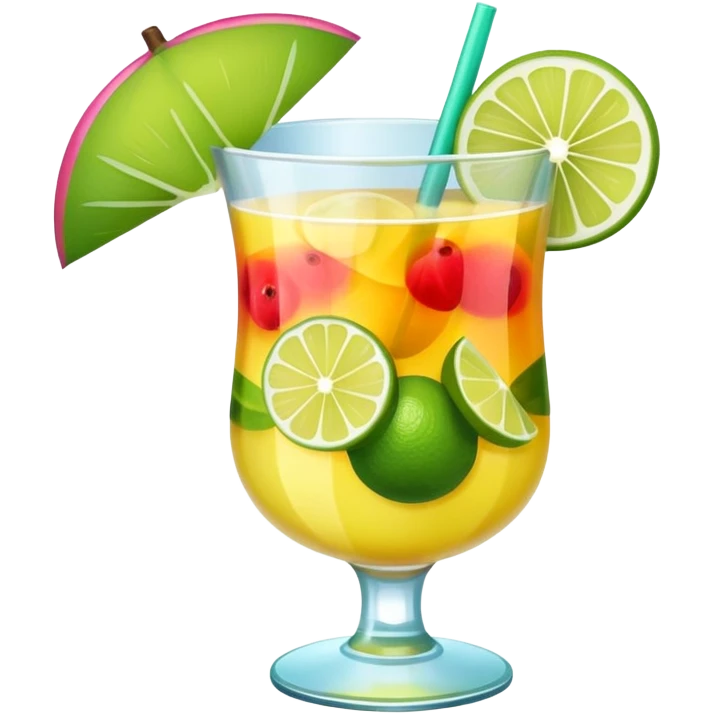 Tropical drinks in Cabo emoji