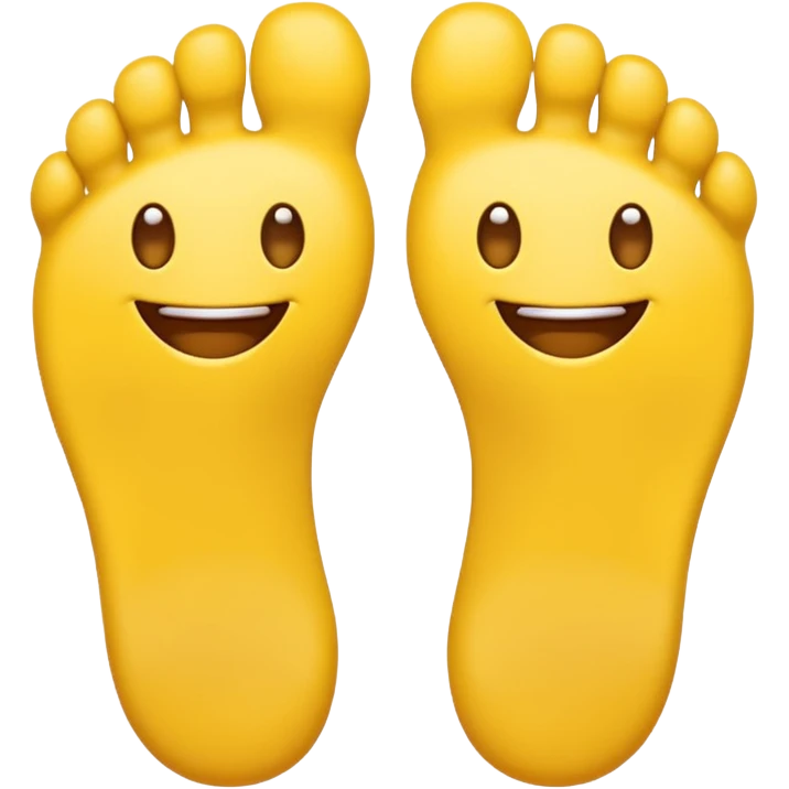 Toes crossed yellow emoji emoji