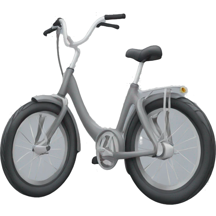 Grey Elliptical Bike emoji
