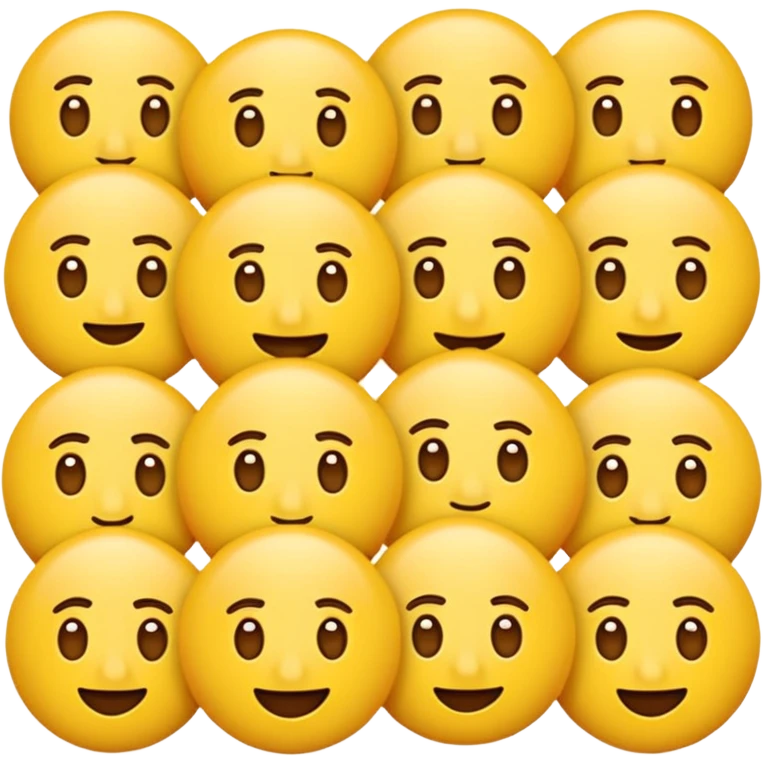 😂😮 mische die zwei emojis (von apple) so das bis auf dem mund alles so ist wie beim ersten und der mund ist wie der zweite, es sollen genau die selben gelben emojis sein keine menschen emoji