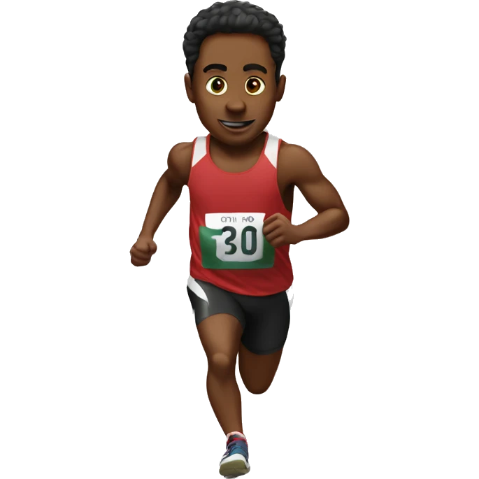 Ohio runner in 5K emoji