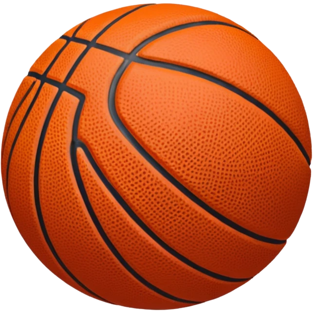red basketball ball  emoji