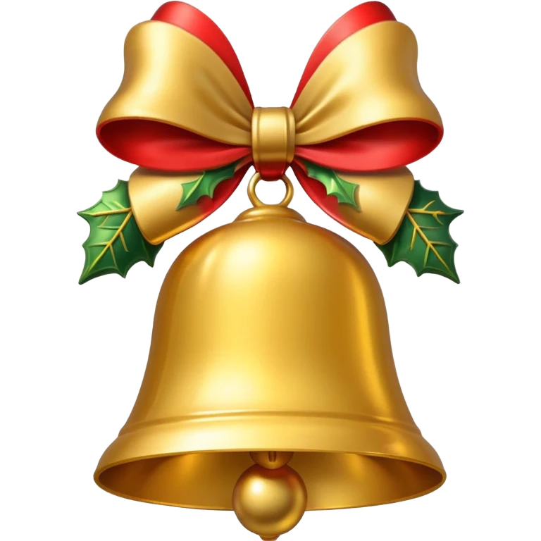 Christmas bell emoji
