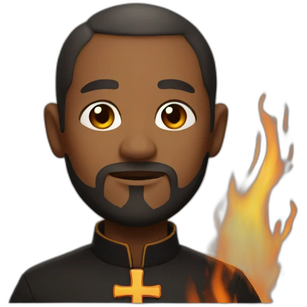 fire priest emoji