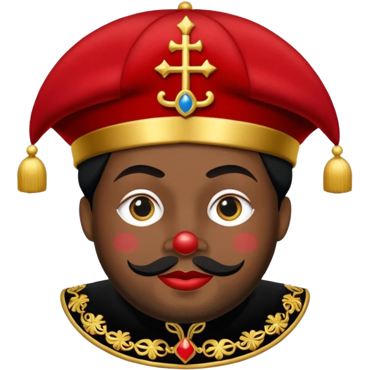 De muts van zwarte piet emoji