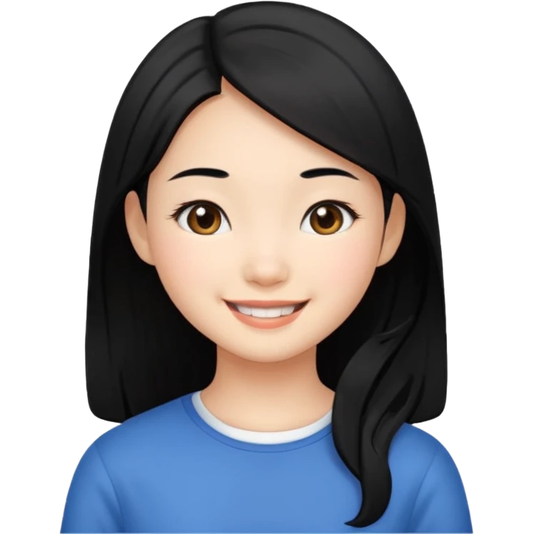 Cute Asian Girl emoji