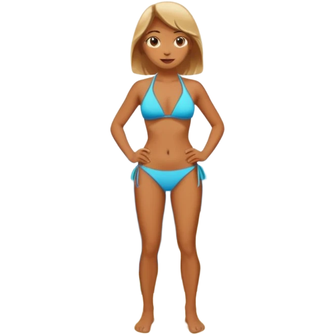 Seductive mountain with bikini emoji