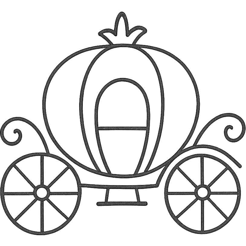 Cinderella's carriage emoji