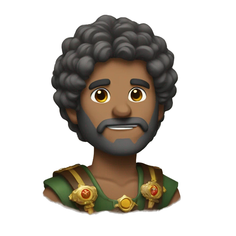 Leon con una corona emoji