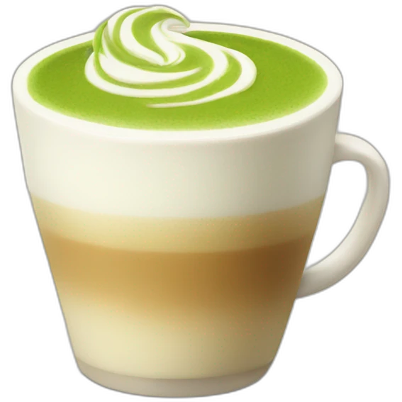 Matcha latte  emoji