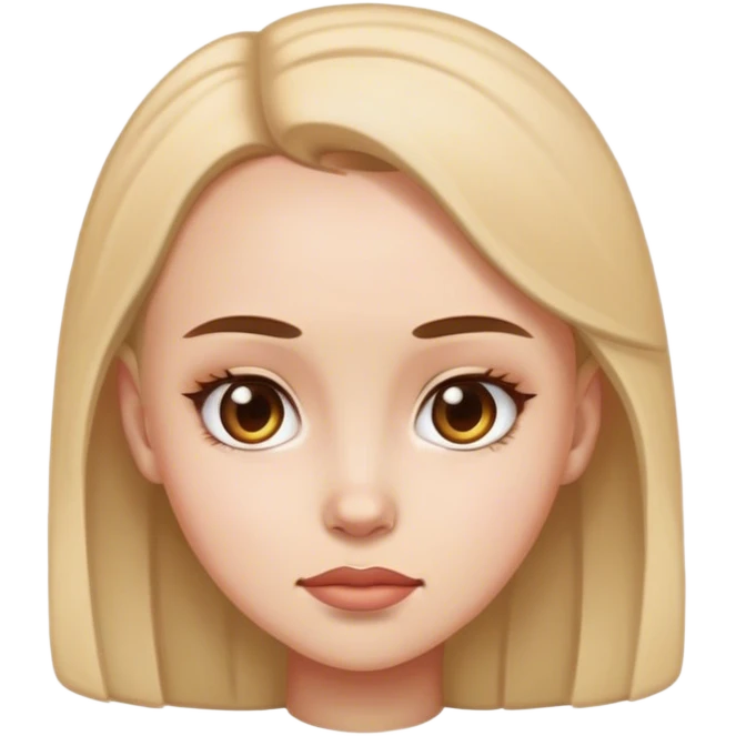 big forehead girl emoji