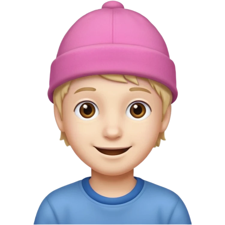 pink hat boy emoji