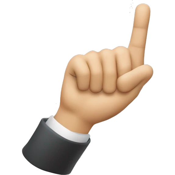 Signe valcin avec pouce refermer sur la paume emoji
