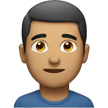 guy side eyeing  emoji