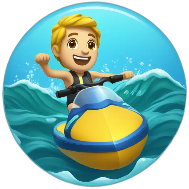 Aquabiking emoji