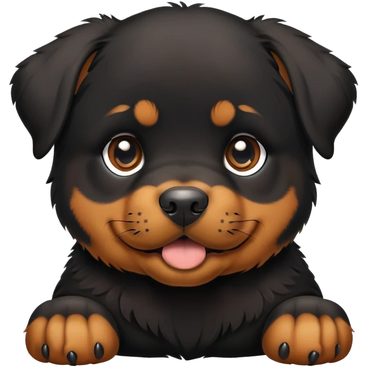 Rottweiler puppy emoji