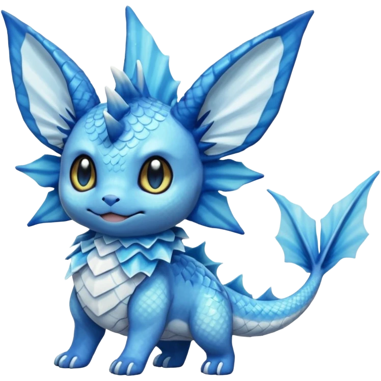 Trico-Vaporeon-Fakémon-creature-fusion (full body) emoji