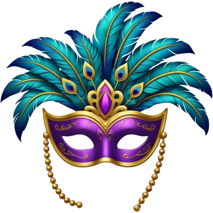 karnaval maskesi emoji