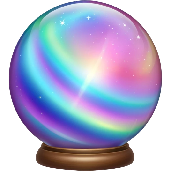 Aurora Crystal Ball emoji