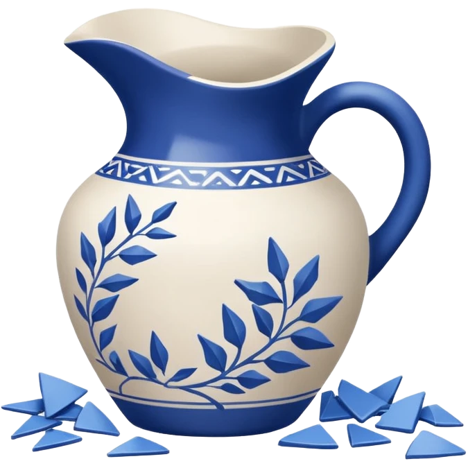 broken vase because of the ball emoji