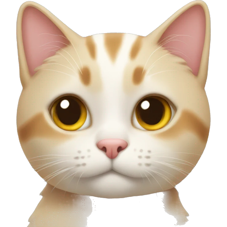 Cat with 😍 emoji