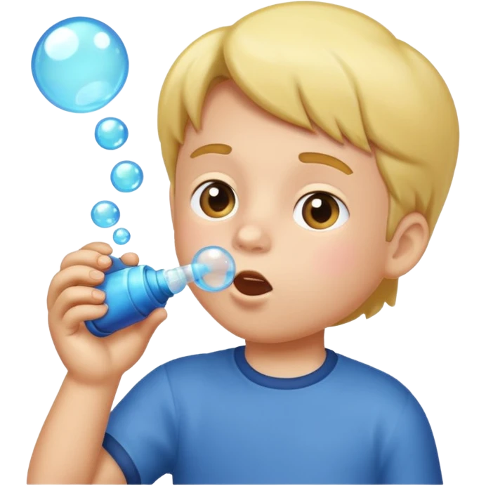 Bubble Blowing Kid emoji