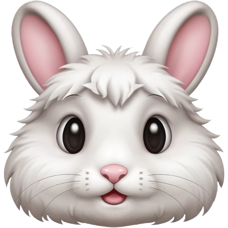 a bunny rolling his eyes emoji